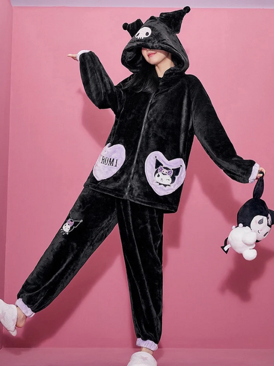 Kawaii Kuromi Pajama Set