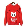 Red Cute Cat Hoddie