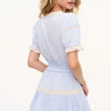 LoveShackFancy Cotton Victorian Mini Dress – Light Blue