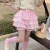 Pink Pants With Ruffled Hearts