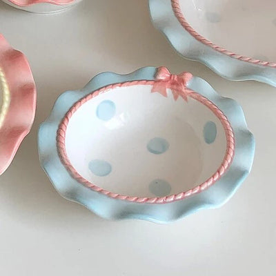 Cute Ceramic Cup Bowl And Dish