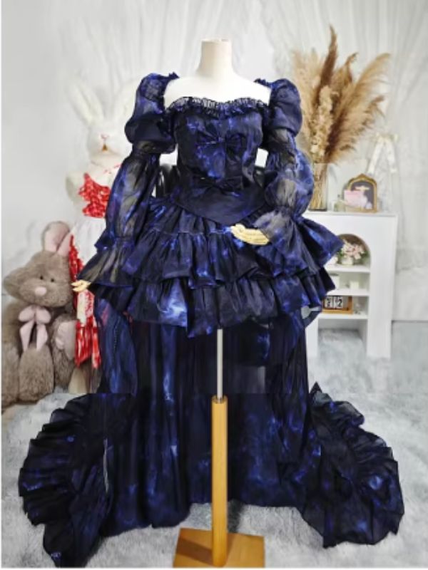 ♡ Elegant Princess ♡ Dark Blue Dress – Plus Size