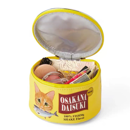 Fun Canned Fish Makeup Bag