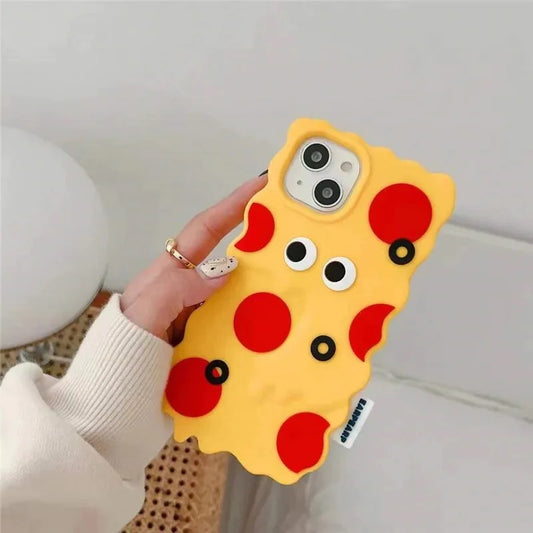 Kawaii Pizza Phone Case for iPhone