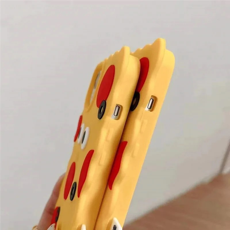 Kawaii Pizza Phone Case for iPhone