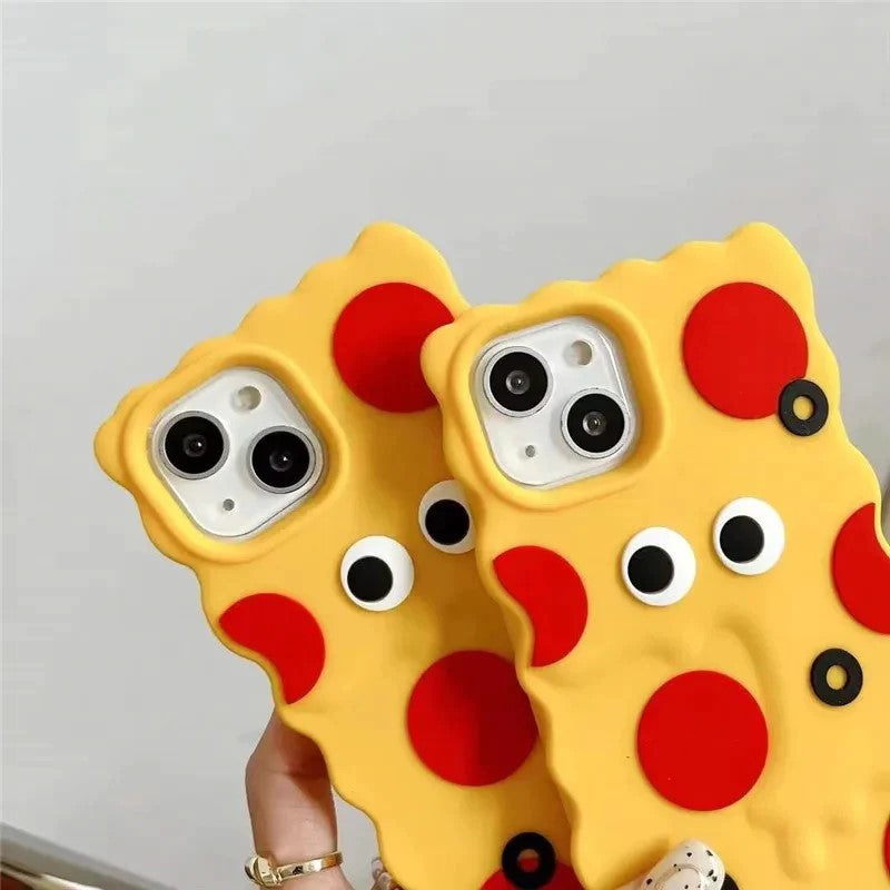 Kawaii Pizza Phone Case for iPhone