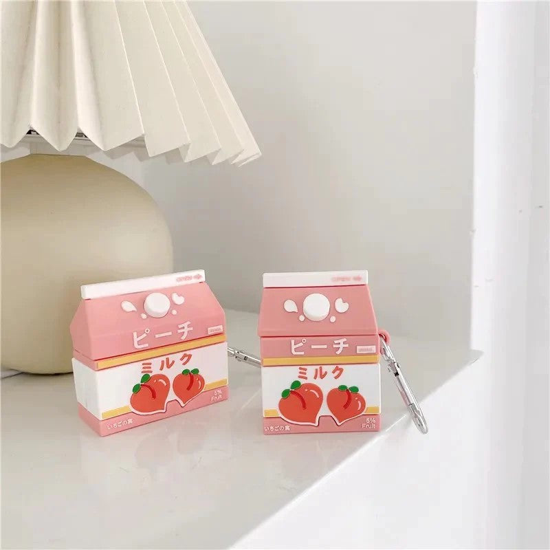 Peach Yogurt AirPods Cases for iPhone