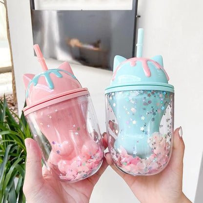 Kawaii Cat Ears Bottle