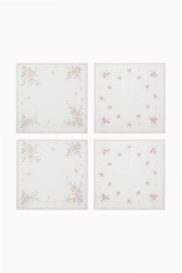 Hanky Napkin Set of 4