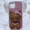 Handmade 3D Rhinestone Bling Cute Cat Phone Case