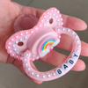 Handmade Adult Pacifier – Pink Rainbow Dream