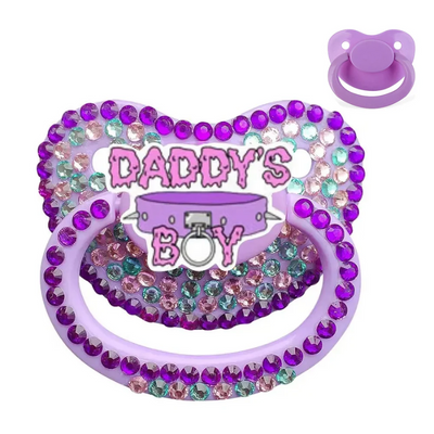 Handmade Adult Pacifier – Purple Daddy’s Boy