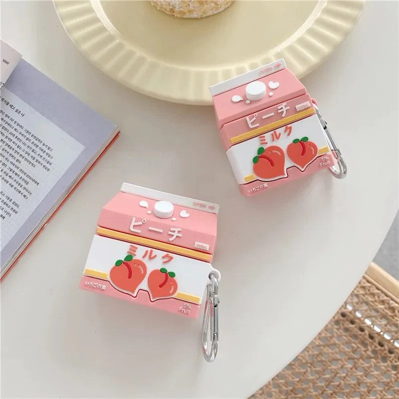 Peach Yogurt AirPods Cases for iPhone
