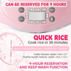 Heart-Shaped Pink Rice Cooker – 1.8L
