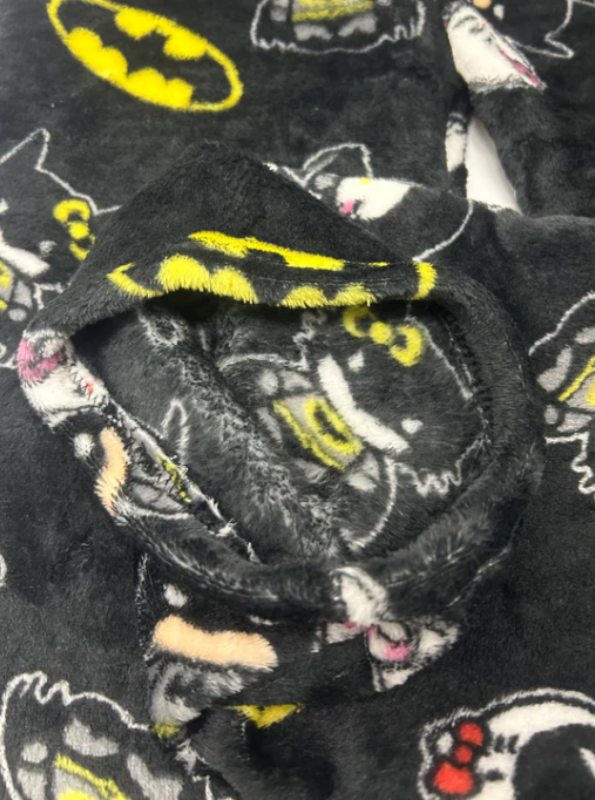 Hello Kitty Batman Fuzzy Pants