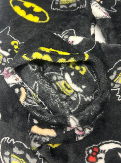 Hello Kitty Batman Fuzzy Pants
