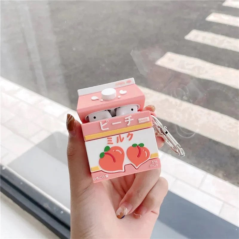 Peach Yogurt AirPods Cases for iPhone