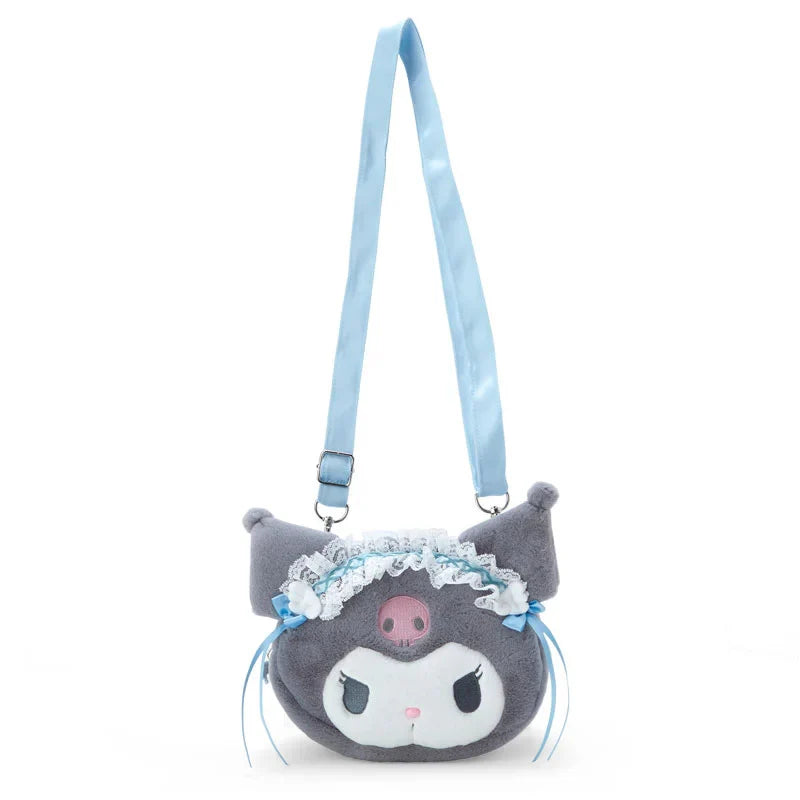 Japan Sanrio Kuromi Plush Shoulder Bag