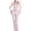 Colette Cable Knit Fold-Over Pants