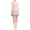 Girly Plaid Pleated Mini Skirt