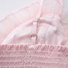 Rose Princess Fur Chiffon Babydoll Dress