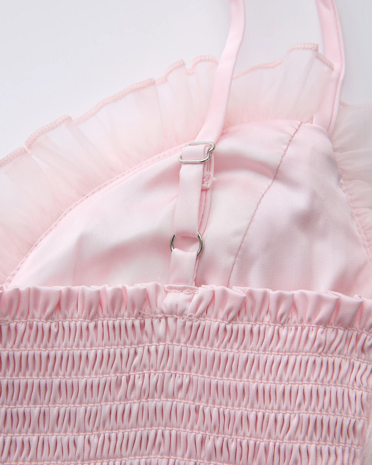 Rose Princess Fur Chiffon Babydoll Dress