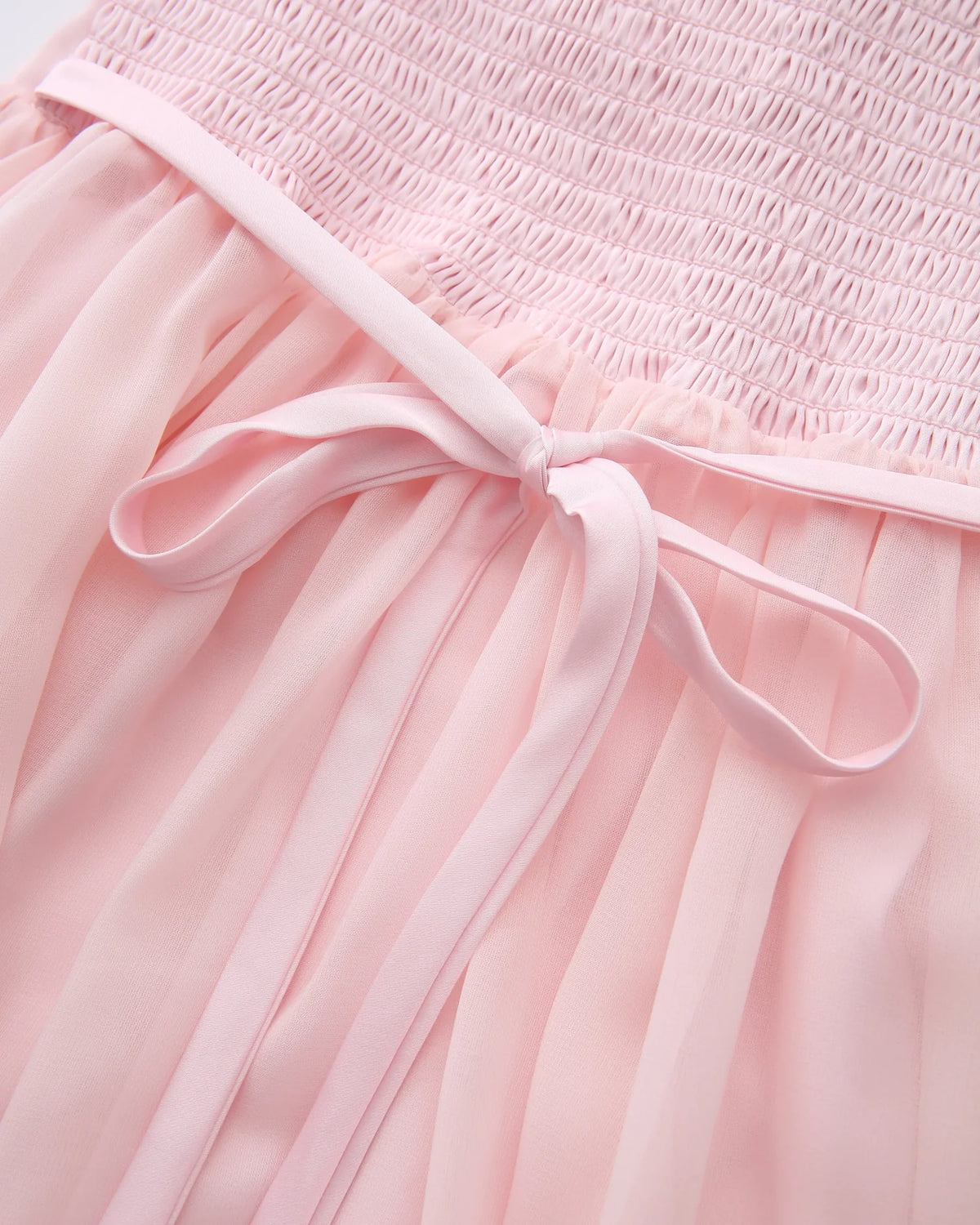 Rose Princess Fur Chiffon Babydoll Dress