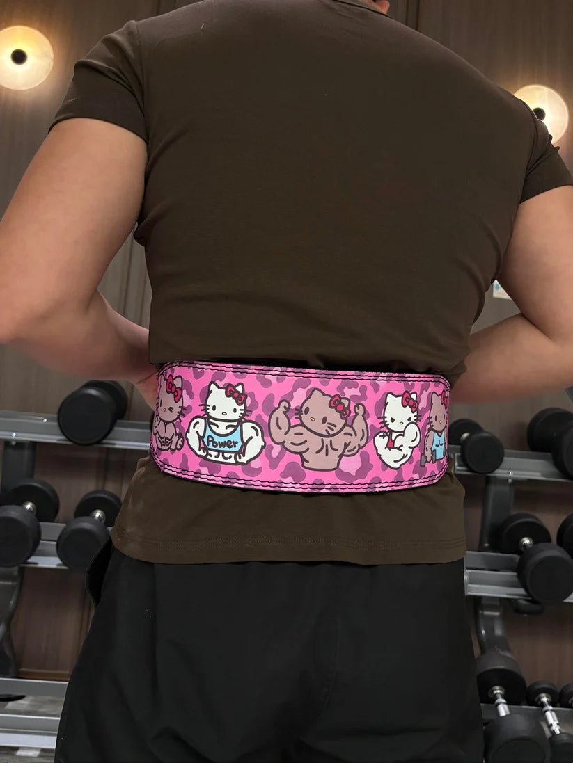 Weight Lifting PU Leather Gym Belt with Back Support (XS–XL)