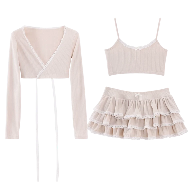 Ballerina Bliss 3 Piece Set (Beige)
