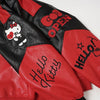 Black and Red Leather Jacket Unisex Coats