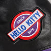 Black and Purple Leather Jacket Unisex Coats