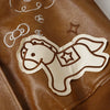 Brown Leather Jacket Unisex Coats