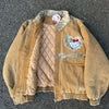 Brown Leopard Print Varsity Jacket Baseball Bomber Jacket