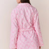 LoveShackFancy Cotton Indie Robe – Pink Bow