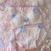 Kawaii Plush Bra Paties Set