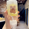 Kawaii Bear Glass Water Bottle