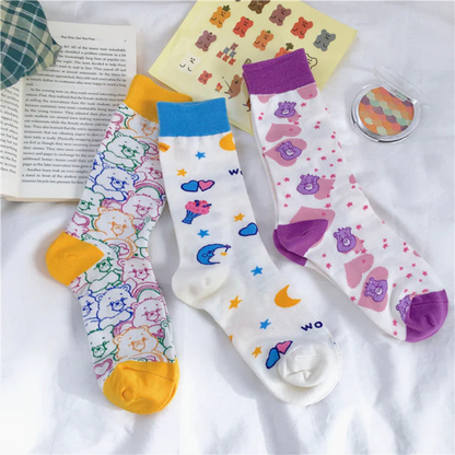 Kawaii Bear Socks
