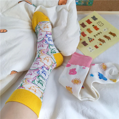 Kawaii Bear Socks