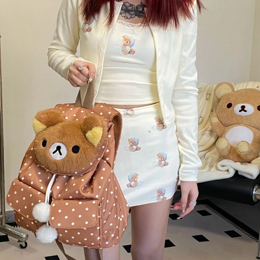 Kawaii Cute Bear Backpack