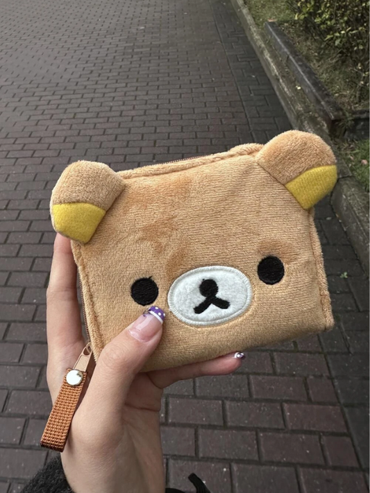 Kawaii Cute Bear-Style Coin & Card Wallet