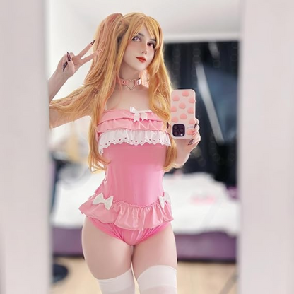 Kawaii Pink Bear Onesie
