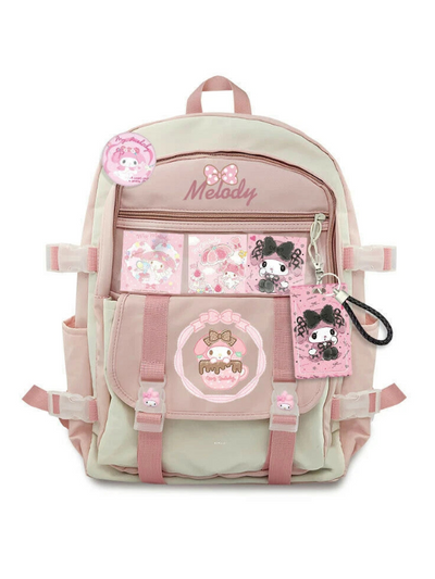 Kawaii Inspired Backpack with Lots of Pockets & Adjustable Straps