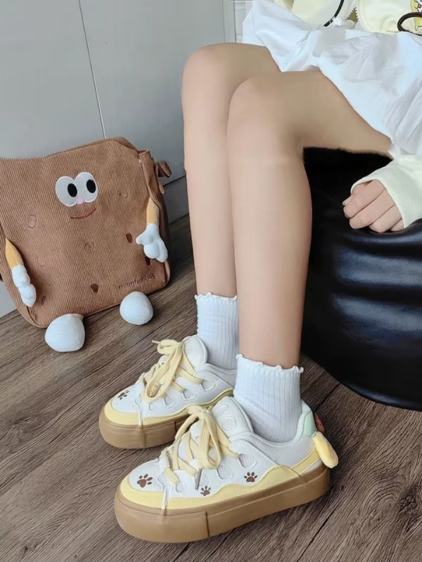 Kawaii Pompom Casual Sneakers