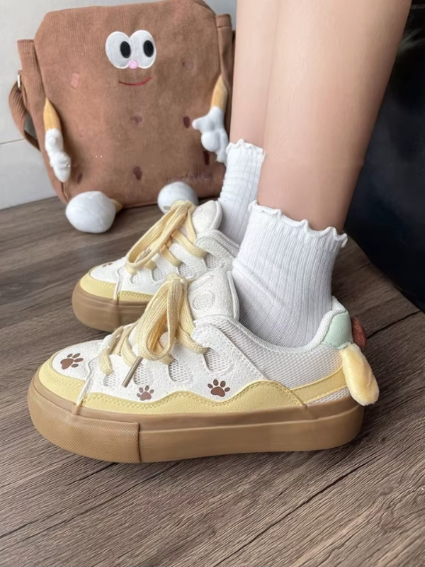 Kawaii Pompom Casual Sneakers