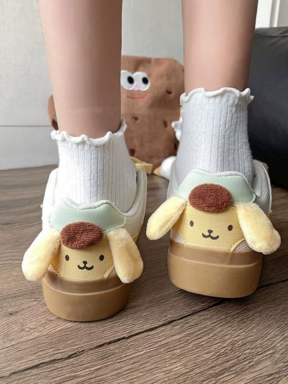 Kawaii Pompom Casual Sneakers