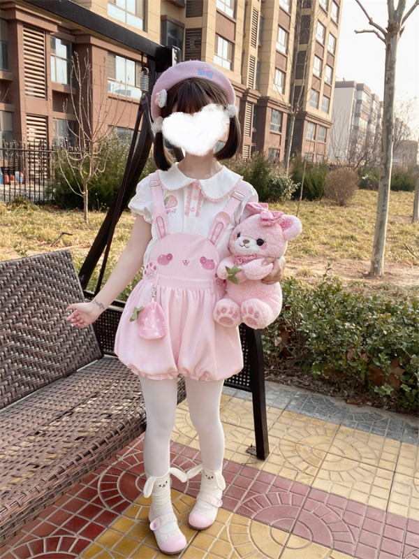 Kawaii Rabbit Straps Shorts