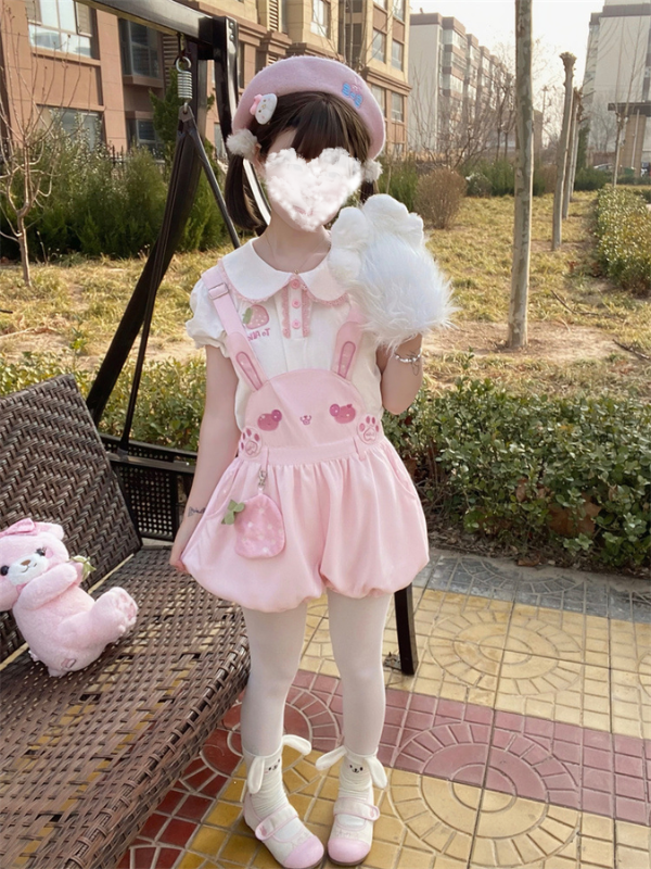 Kawaii Rabbit Straps Shorts