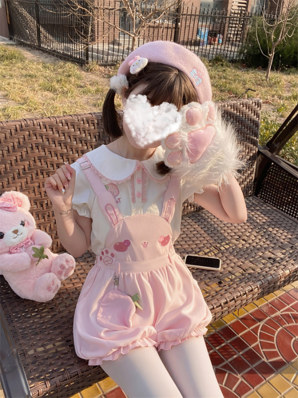 Kawaii Rabbit Straps Shorts