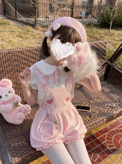 Kawaii Rabbit Straps Shorts