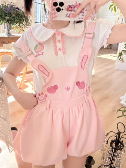 Kawaii Rabbit Straps Shorts